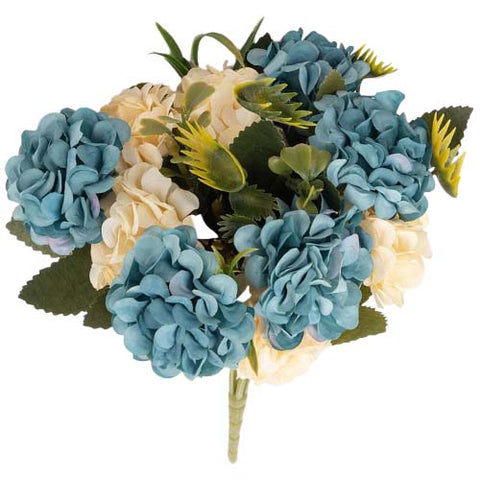 bouquet hortensia bleu