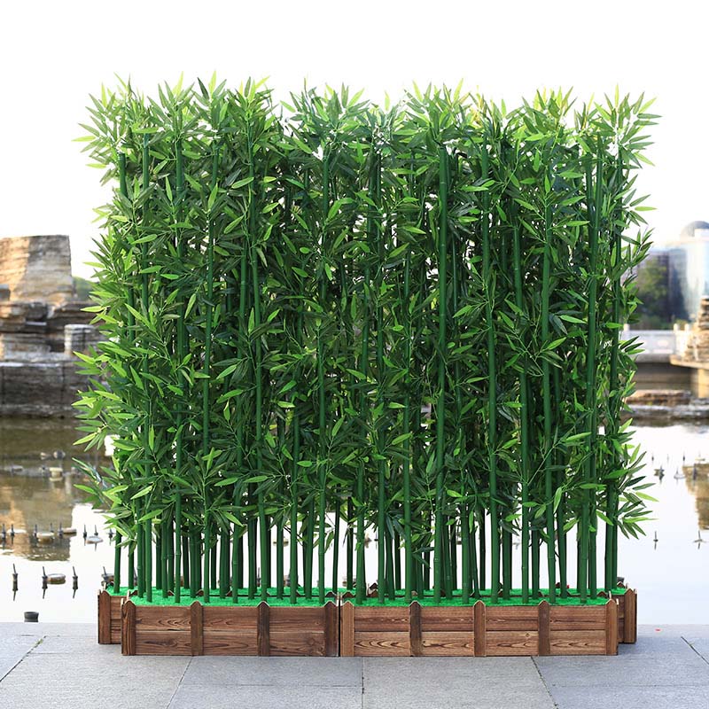 Haie artificielle bambou japenese plast 110 à 180 cm largeur 90 cm -  bambous artificiels