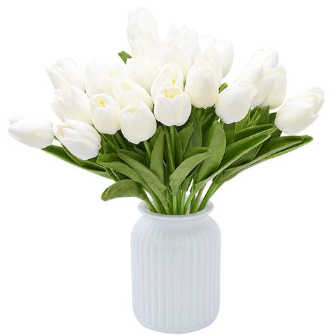 tulipe blanche artificielle