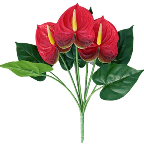 bouquet anthurium rouge