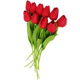 bouquet de tulipes rouges
