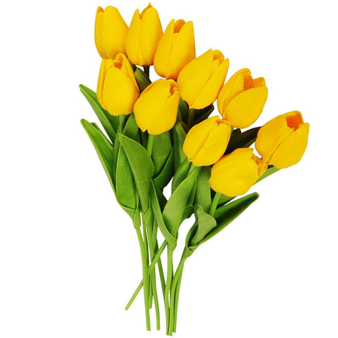 bouquet tulipes jaunes