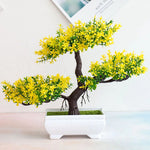 feuille jaune bonsai