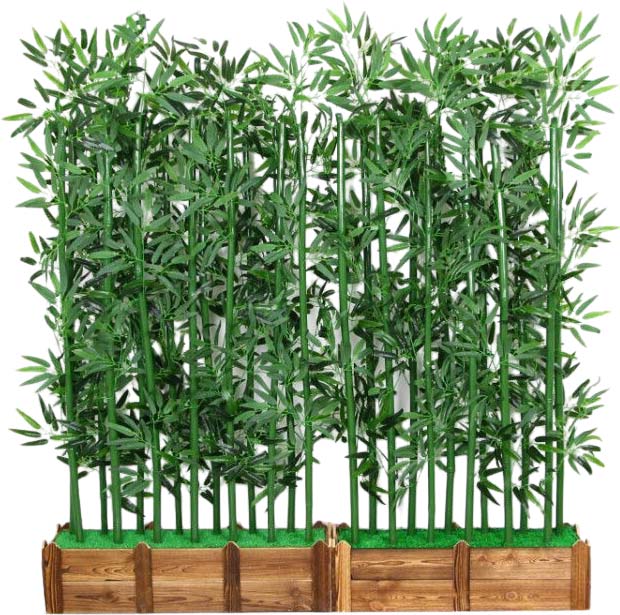 Haie artificielle bambou japenese plast 110 à 180 cm largeur 90 cm -  bambous artificiels