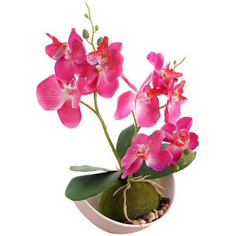 mini orchidée artificielle