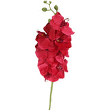 orchidée artificielle rouge