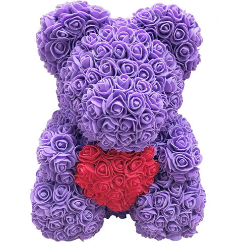 ours en rose violet