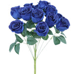 rose artificielle bleu marine