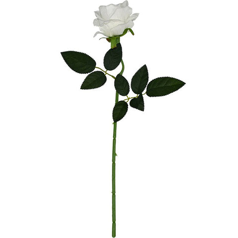 rose blanche artificielle