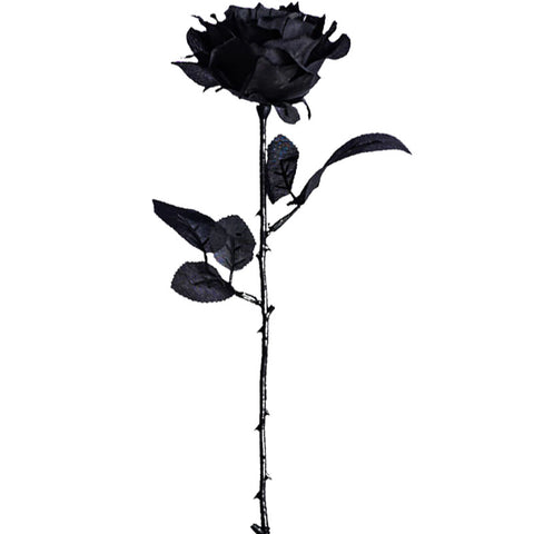 rose noire artificielle