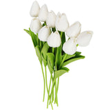 tulipe artificielle blanche